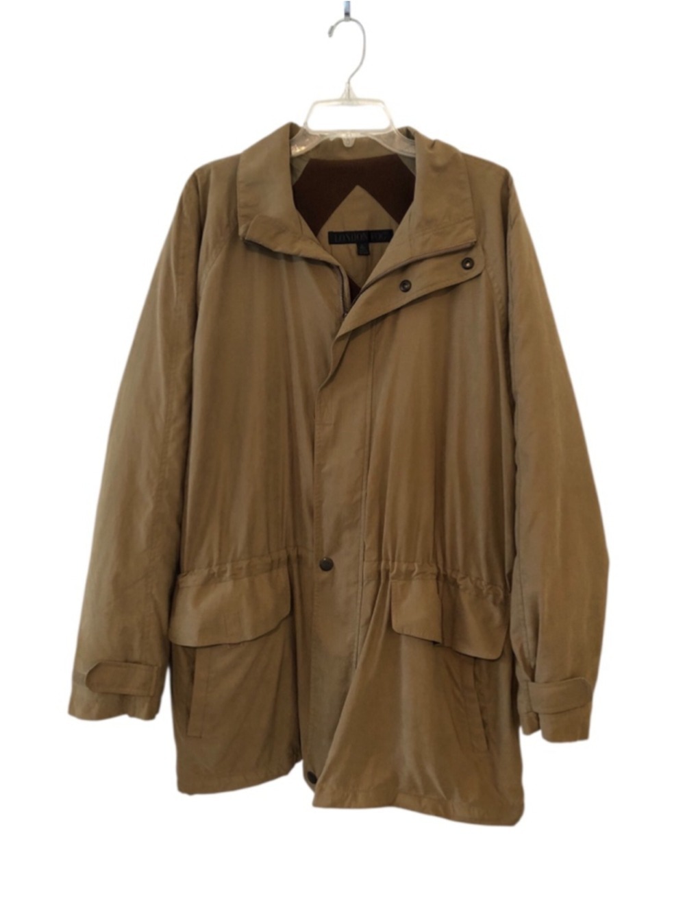 London Fog Utility Barn Jacket Gorpcore Field Coat Workwear Soft Suede Feel XL - Picture 1 of 12